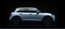 Side-view of the MINI Paul Smith Edition.